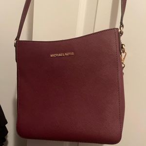 Michael Kors Burgundy Crossbody purse